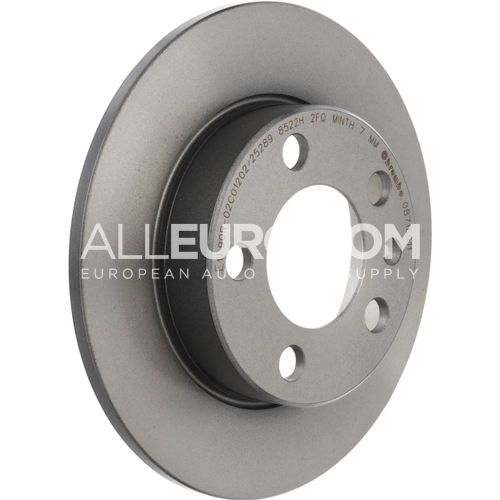 Brembo Rear Disc Brake Rotor 1J0615601Q 08.7165.11