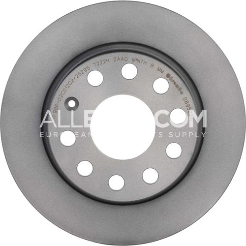 Brembo Rear Disc Brake Rotor 5Q0615601F 08.9502.11