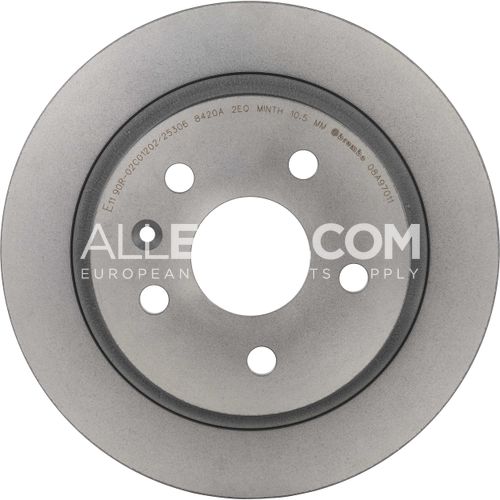 Brembo Rear Disc Brake Rotor 13502198 08.A970.11