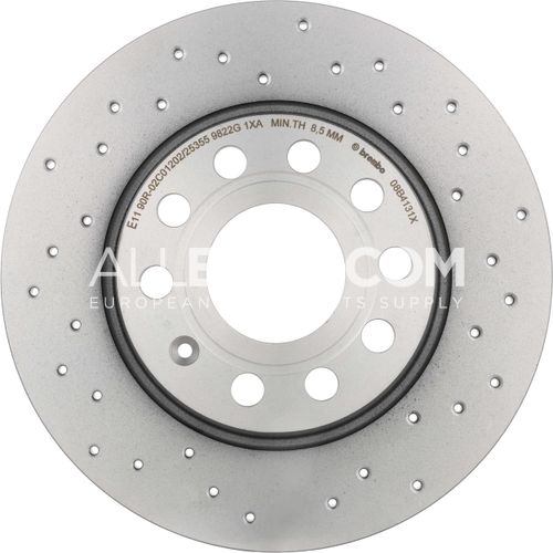 Brembo Rear Disc Brake Rotor 08B4131X 08.B413.1X