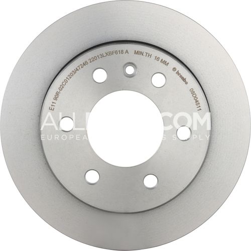 Brembo Rear Disc Brake Rotor 9104230300 08.D045.11