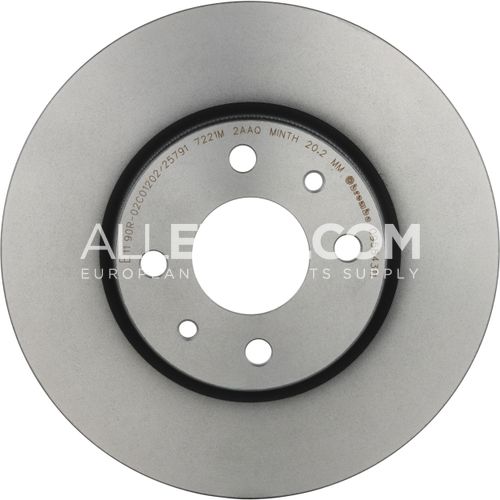 Brembo Front Disc Brake Rotor 5154237AA 09.5843.11