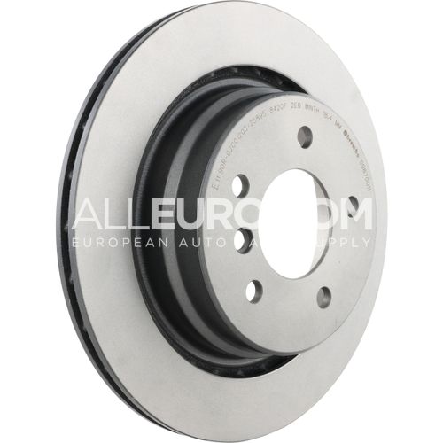 Brembo Rear Right Disc Brake Rotor 34212227178 09.8700.11
