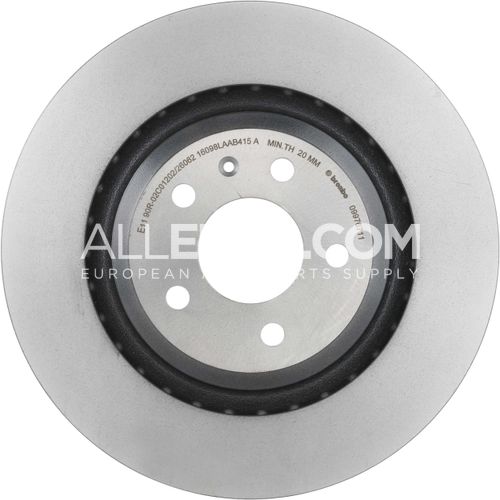 Brembo Rear Disc Brake Rotor 4F0615601B 09.9767.11