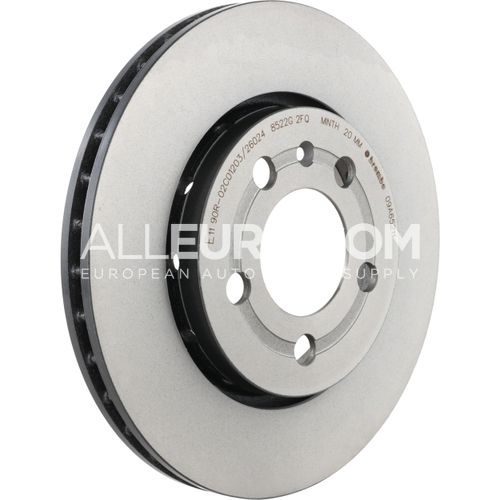 Brembo Rear Disc Brake Rotor 8N0615601B 09.A652.11
