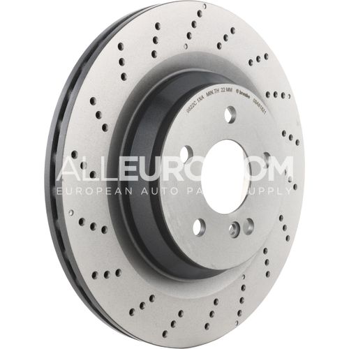Brembo Rear Disc Brake Rotor 2304231512 09.A818.21