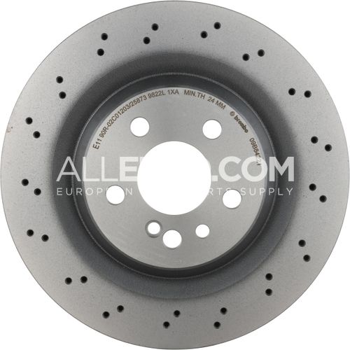 Brembo Rear Disc Brake Rotor 220423091264 09.B842.21