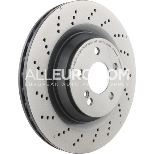 Brembo Rear Disc Brake Rotor 2304231612 09.B842.41