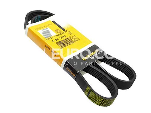 Continental ContiTech Alternator and Power Steering Serpentine Belt 11281736719 6PK1080