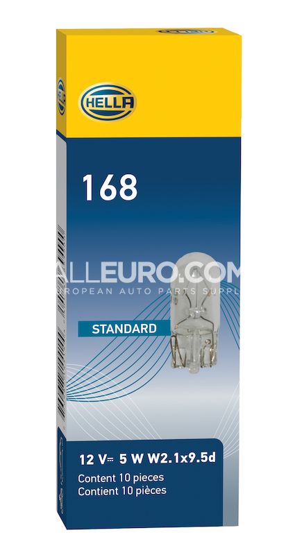 Hella Front License Plate Light Bulb 600000-000000 168