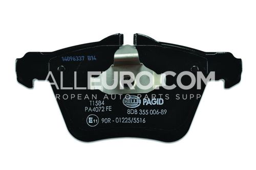 Hella Pagid Front Disc Brake Pad Set C2Z32076 355006891