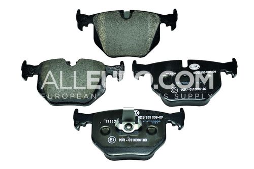 Hella Pagid Rear Disc Brake Pad Set 34216761248