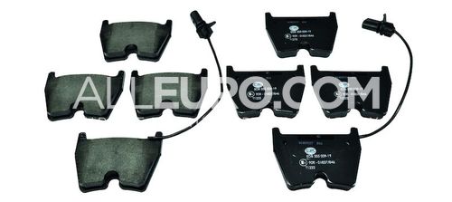 Hella Pagid Front Disc Brake Pad Set 4B3698151A
