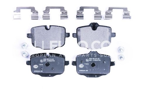 Hella Pagid Rear Disc Brake Pad Set 34212284389