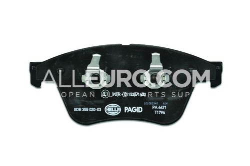 Hella Pagid Front Disc Brake Pad Set 1644202320 355020031