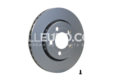Hella Pagid Rear Disc Brake Rotor 8N0615601B