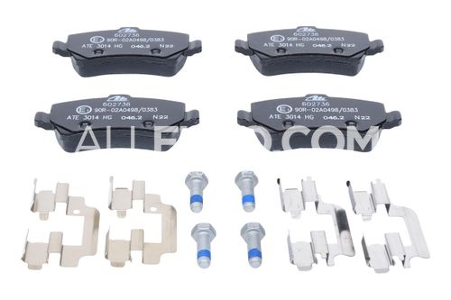 ATE Rear Disc Brake Pad Set 31445796