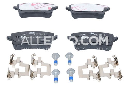 ATE Ceramic Rear Disc Brake Pad Set 8K0698451L