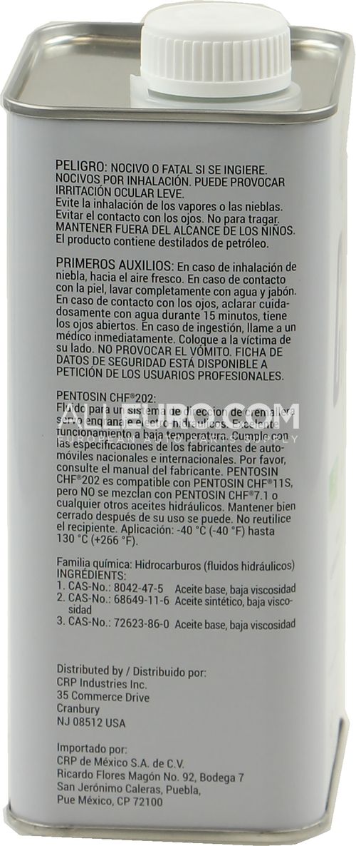 Pentosin Power Steering Fluid CHF202 8403107