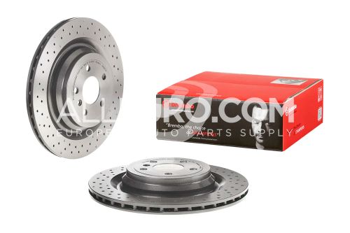 Brembo Rear Disc Brake Rotor 1664230312 09.A961.21