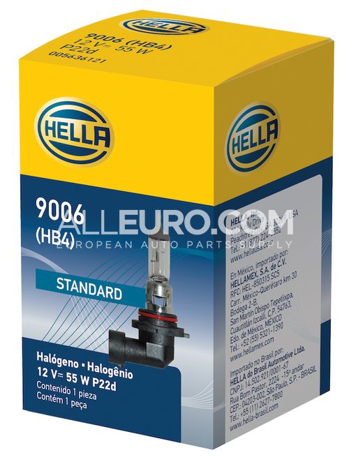 Hella Front Multi Purpose Light Bulb LB-9006 9006