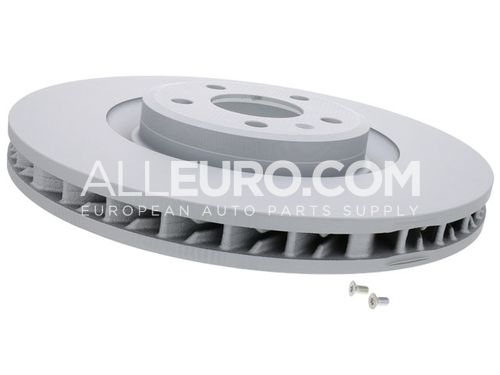ATE Front Left Disc Brake Rotor 95B615301T