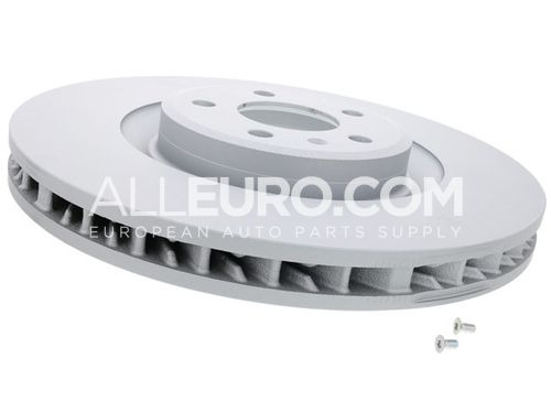 ATE Front Right Disc Brake Rotor 95B615302R