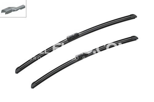 Bosch Front Windshield Wiper Blade Set 166820104528 3397007854