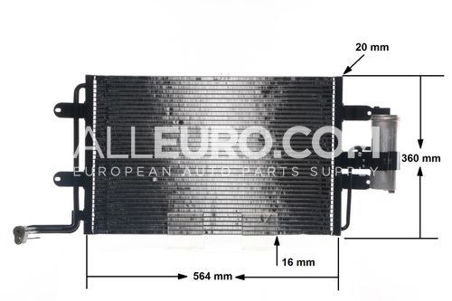 Behr A/C Condenser 1J0820413N 70816052NA