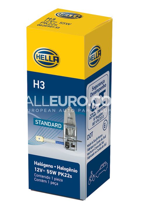 Hella Front Multi Purpose Light Bulb LB-H3 H3