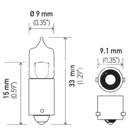 Hella Map Light Bulb LB-H5W H5W