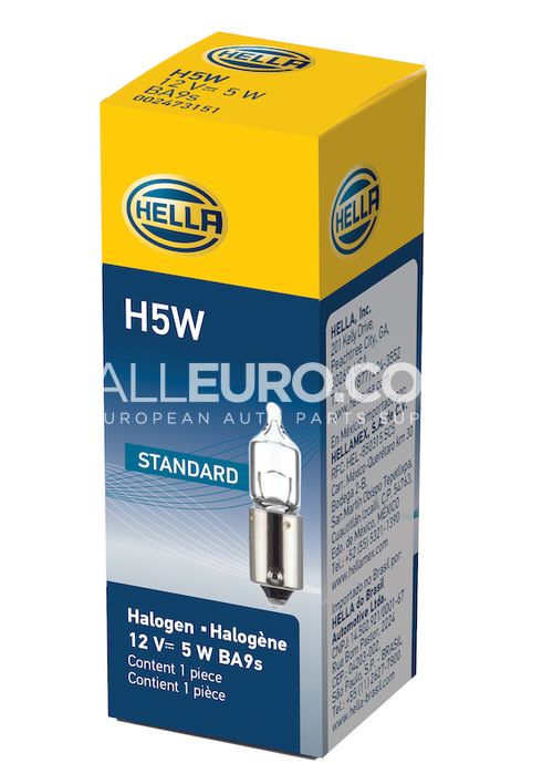 Hella Map Light Bulb LB-H5W H5W