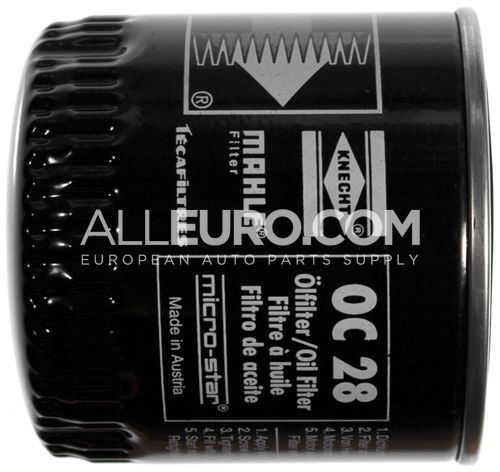 MAHLE Engine Oil Filter 021115351A OC 28