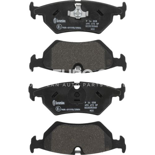 Brembo Rear Disc Brake Pad Set JLM1833 P36008