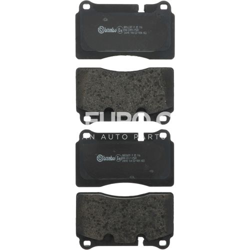 Brembo Front Disc Brake Pad Set 8J0698151K P85116