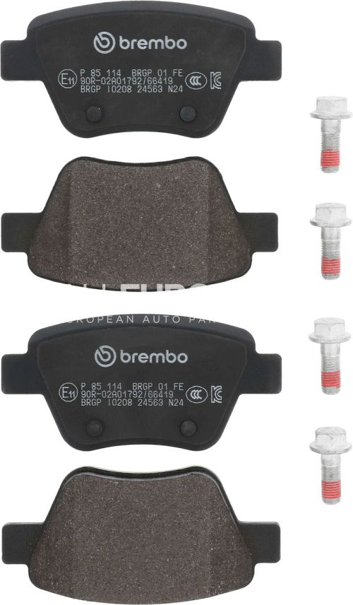 Brembo Rear Disc Brake Pad Set 5K0698451D P85114
