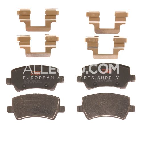 TRW Ceramic Rear Disc Brake Pad Set 31445796
