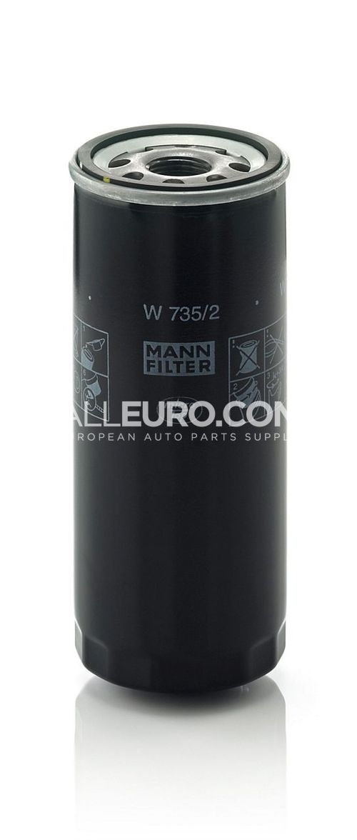 MANN FILTER Engine Oil Filter 077115561G W 735/2
