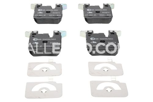 ATE Rear Disc Brake Pad Set 34216887576