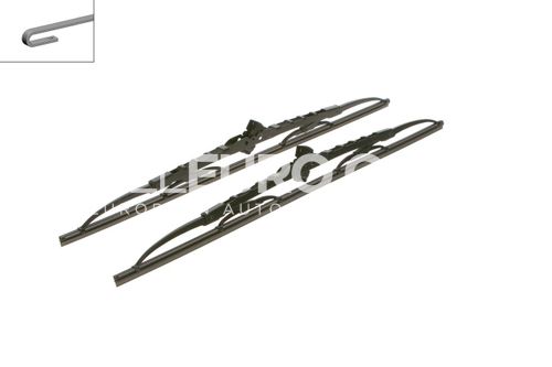 Bosch Front Windshield Wiper Blade Set 1238200745P 3397118560