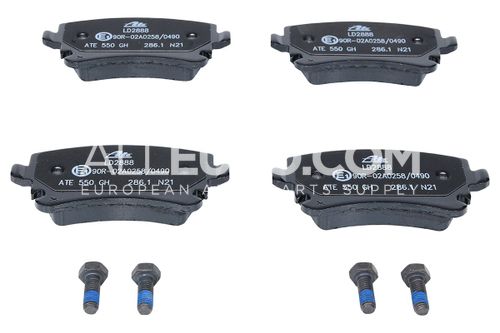 ATE Ceramic Rear Disc Brake Pad Set 4F0698451F
