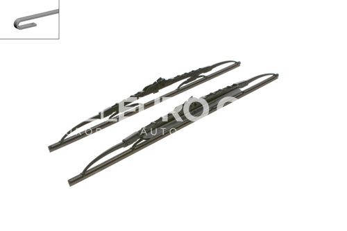 Bosch Front Windshield Wiper Blade Set 61610443590 3 397 118 423