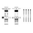 Maserati Levante Dynamic Friction Front Disc Brake Hardware Kit 340-58007