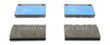 Rolls-Royce Silver Shadow Ferodo Rear Disc Brake Pad Set CD6396