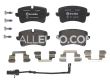 Brembo Rear Disc Brake Pad Set 4G0698451A